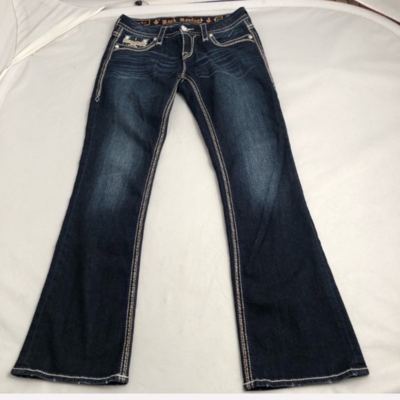 Rock Revival Sherry Easy Bootcut dark denim stretch jeans - Picture 7 of 16